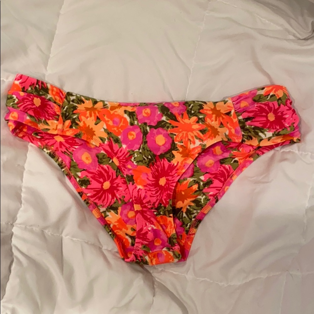 Neon Flowers Show me your mumu bikini bottoms